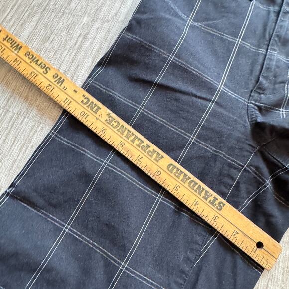 Madewell Slim Emmett Wide Leg Pants Women's 25 Black Check Cropped Cotton - Picture 9 of 10